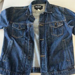 10.deep denim jacket size medium